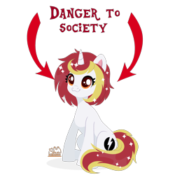 Size: 3000x3000 | Tagged: safe, artist:zakypo, derpibooru import, oc, oc only, oc:lazy sunday, pony, unicorn, arrow, cute, meme, simple background, solo, transparent background