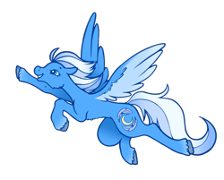 Size: 4000x3216 | Tagged: safe, artist:wtfponytime, derpibooru import, night glider, pegasus, pony, g2, g4, female, flying, g4 to g2, generation leap, mare, simple background, solo, transparent background, unshorn fetlocks