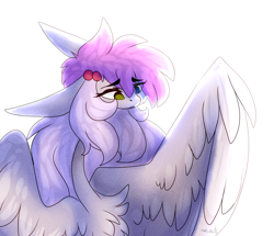 Size: 4523x3888 | Tagged: safe, artist:krissstudios, derpibooru import, oc, oc only, oc:pandita, pegasus, pony, female, mare, simple background, solo, white background