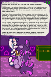 Size: 4000x6000 | Tagged: safe, artist:dice-warwick, derpibooru import, oc, oc only, oc:fizzy fusion pop, oc:pecan harvester, hybrid, original species, pony, unicorn, zony, fallout equestria, brush, crotchboobs, curly hair, curly tail, ears, fallout equestria: journal of an escort, female, floppy ears, hairbrush, nudity, short mane, simple background, steamer trunk, tail, waste pony