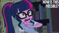 Size: 828x465 | Tagged: safe, derpibooru import, edit, edited screencap, editor:quoterific, screencap, sci-twi, twilight sparkle, equestria girls, g4, legend of everfree, solo