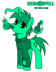 Size: 3700x4800 | Tagged: safe, artist:dacaoo, derpibooru import, oc, oc only, oc:littlepip, pony, unicorn, fallout equestria, absurd resolution, clothes, drink, drinking, jumpsuit, magic, megaspell (game), monochrome, pip-pony, pipbuck, potion, simple background, telekinesis, transparent background, vault suit
