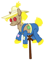 Size: 4578x6014 | Tagged: safe, artist:andoanimalia, derpibooru import, appleoosa's most wanted, scarecrow, simple background, transparent background, vector