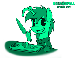 Size: 6300x4800 | Tagged: safe, artist:dacaoo, derpibooru import, oc, oc only, oc:littlepip, pony, unicorn, fallout equestria, absurd resolution, clothes, jumpsuit, knife, magic, megaspell (game), monochrome, pip-pony, pipbuck, potion, simple background, telekinesis, transparent background, vault suit