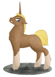 Size: 1943x2702 | Tagged: safe, artist:loopina, derpibooru import, oc, oc only, oc:alec, pony, unicorn, angry, male, poctober, ponified, simple background, solo, species swap, stallion, transparent background