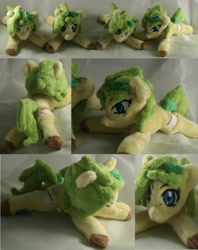 Size: 3724x4696 | Tagged: safe, artist:bastler, derpibooru import, oc, oc only, oc:nettle vienna, earth pony, pony, female, irl, leaves, leaves in hair, mare, photo, plushie