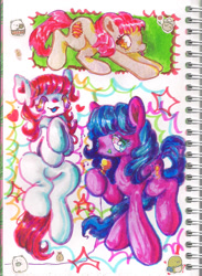 Size: 1199x1639 | Tagged: safe, artist:larvaecandy, derpibooru import, earth pony, pony, traditional art, unknown pony