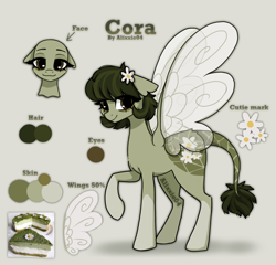 Size: 1950x1870 | Tagged: safe, artist:_alixxie_, derpibooru import, oc, oc:cora, flutter pony, pony, female, mare, solo