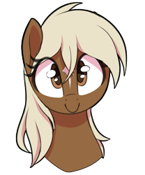 Size: 451x543 | Tagged: safe, artist:thebatfang, derpibooru import, oc, oc only, oc:verity, verity, earth pony, pony, bust, coat markings, facial markings, female, looking at you, mare, simple background, smiling, smiling at you, solo, star (coat marking), transparent background