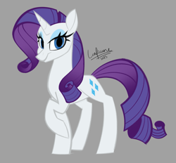 Size: 1801x1668 | Tagged: safe, artist:leaficun3, derpibooru import, rarity, pony, gray background, simple background, solo