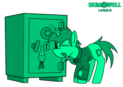 Size: 6800x4800 | Tagged: safe, artist:dacaoo, derpibooru import, oc, oc only, oc:littlepip, pony, unicorn, fallout equestria, absurd resolution, clothes, jumpsuit, magic, megaspell (game), monochrome, pip-pony, pipbuck, simple background, telekinesis, transparent background, vault suit, weapon