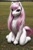 Size: 512x784 | Tagged: safe, ai content, derpibooru import, machine learning generated, screencap, earth pony, semi-anthro, chest fluff, female, feral, feral fluffy pony, kneeling, looking at you, mare, on ground, outdoors, smiling, smiling at you, solo