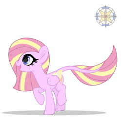 Size: 3217x3153 | Tagged: safe, derpibooru import, oc, oc only, oc:rose gold, pegasus, pony, colored wings, female, mare, simple background, solo, transparent background, two toned wings, wings