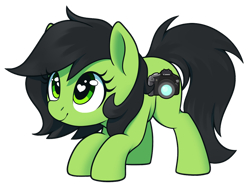 Size: 1280x960 | Tagged: safe, derpibooru import, oc, oc:anon filly, oc:canonfilly, earth pony, pony, camera, canon, earth pony oc, female, filly, foal, heart, heart eyes, name pun, pony oc, simple background, solo, transparent background, wingding eyes