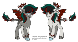 Size: 1073x588 | Tagged: safe, artist:blues-edits, derpibooru import, hybrid, base used, closed species, crysvalonia, female, gemstone pony, gemstones, halo, hybrid wings, simple background, text, transparent background, wings