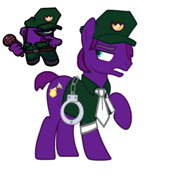 Size: 1280x1280 | Tagged: safe, artist:josephthedumbimpostor, derpibooru import, pony, among us, ponified, rule 85, species swap