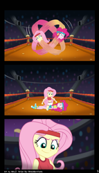 Size: 6000x10511 | Tagged: safe, artist:n0kkun, artist:nok_2, derpibooru import, fluttershy, human, comic:fry cook games, equestria girls, comic, commission, converse, female, fight, reference, shoes, show accurate, spongebob reference, spongebob squarepants, vector