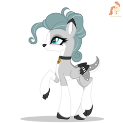 Size: 2500x2500 | Tagged: safe, artist:r4hucksake, derpibooru import, oc, oc only, oc:freya karisdóttir, deer, deer pony, original species, peryton, female, simple background, solo, transparent background