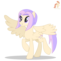 Size: 3500x3500 | Tagged: safe, artist:r4hucksake, derpibooru import, oc, oc only, oc:periwinkle cloudburst, pegasus, pony, female, mare, partially open wings, simple background, solo, transparent background, wings