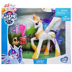 Size: 400x400 | Tagged: safe, derpibooru import, princess celestia, alicorn, pony, ages 3+, bootleg, choking hazard, colored horn, comb, crown, female, hoof shoes, horn, jewelry, kikitoys, mare, misspelling, my loveing horse, not twilight sparkle, obtrusive watermark, peytral, plushie, princess shoes, purse, regalia, spread wings, standing, teddy bear, tiara, toy, umbrella, watermark, wings