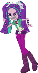 Size: 2058x4000 | Tagged: safe, artist:diamondsword11, derpibooru import, edit, aria blaze, equestria girls, rainbow rocks, 1000 years in photoshop, boots, gag, high heels, shoes, simple background, solo, tape, tape gag, transparent background, vector, vector edit