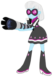 Size: 614x900 | Tagged: artist needed, safe, derpibooru import, photo finish, equestria girls, camera, clothes, female, simple background, solo, transparent background