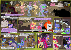 Size: 2480x1754 | Tagged: safe, artist:christhes, artist:kittythes, derpibooru import, capper dapperpaws, moondancer, tempest shadow, twilight sparkle, twilight sparkle (alicorn), alicorn, changeling, crocodile, diamond dog, dog, goat, monkey, avian, cad bane, cell, clone wars, dancing, droid, female, hutt, male, max rebo, music notes, party, showgirl, singing, star mares, star wars, storm guard, sy snootles, the pone wars, topi, ziro the hutt