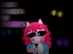 Size: 793x595 | Tagged: safe, artist:alexthetankin, derpibooru import, pinkie pie, pony, five night's at pinkies, five nights at freddy's, solo