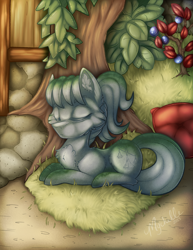 Size: 2550x3300 | Tagged: safe, artist:mychelle, derpibooru import, oc, pony, female, lying down, mare, prone, solo, statue