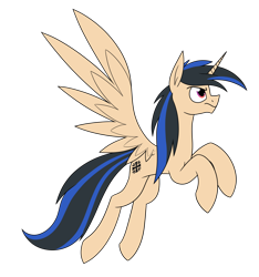 Size: 2496x2664 | Tagged: safe, artist:moonatik, derpibooru import, oc, oc only, alicorn, pony, alicorn oc, commission, flying, horn, large wings, long legs, long tail, male, raised hoof, raised leg, simple background, solo, stallion, tail, transparent background, wings