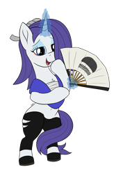 Size: 2658x3984 | Tagged: safe, artist:wapamario63, rarity, pony, unicorn, alternate hairstyle, bipedal, chest fluff, clothes, cosplay, cute, female, looking at you, magic, magic aura, mare, pants, shiver (splatoon), simple background, solo, splatoon, splatoon 3, telekinesis, torn clothes, transparent background