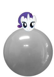 Size: 1213x1743 | Tagged: safe, artist:marybethemberjoy49-1, derpibooru import, rarity, unicorn, g4, 1000 years in photoshop, balloon, female, head, simple background, smiling, solo, transparent background