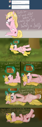 Size: 1280x3813 | Tagged: safe, artist:jillspencil, derpibooru import, oc, oc:questrapolia, pony, unicorn, ask-questrapolia, female, filly, foal, magic, mare, solo