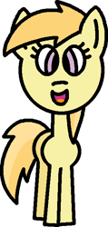 Size: 315x662 | Tagged: safe, artist:kookycookiemonster66, derpibooru import, noi, earth pony, pony, g4, background pony, cute, female, filly, foal, happy, noiabetes, open mouth, open smile, simple background, smiling, solo, transparent background