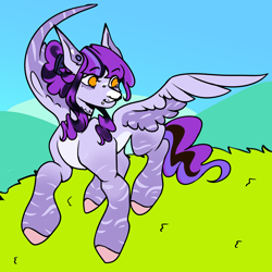 Size: 3000x3000 | Tagged: safe, artist:neonbugzz, derpibooru import, pegasus, pony, drawing