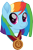 Size: 1055x1600 | Tagged: safe, artist:cloudy glow, derpibooru import, rainbow dash, pegasus, g4, disney, disney princess, fa mulan, female, head, jewelry, movie accurate, mulan, necklace, simple background, smiling, solo, transparent background