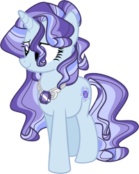 Size: 6652x8298 | Tagged: safe, artist:shootingstarsentry, derpibooru import, oc, oc only, oc:greeta, pony, unicorn, absurd resolution, female, jewelry, mare, necklace, simple background, solo, transparent background