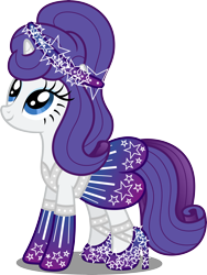 Size: 6548x8722 | Tagged: safe, artist:atomicmillennial, derpibooru import, rarity, pony, unicorn, g4, absurd resolution, alternate hairstyle, big eyes, clothes, cute, dress, female, headband, high heels, looking up, mare, raribetes, shoes, simple background, solo, transparent background, vector