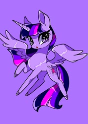 Size: 1448x2048 | Tagged: safe, artist:stacy_165cut, derpibooru import, twilight sparkle, twilight sparkle (alicorn), alicorn, pony, g4, female, mare, simple background, solo