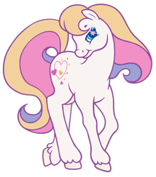 Size: 3815x4332 | Tagged: safe, artist:wtfponytime, derpibooru import, light heart, earth pony, pony, g2, pose, simple background, solo, sparkly eyes, transparent background, unshorn fetlocks, wingding eyes