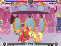 Size: 636x477 | Tagged: safe, artist:fimroots, derpibooru import, applejack, big macintosh, fighting is magic, g4, carousel boutique, mannequin