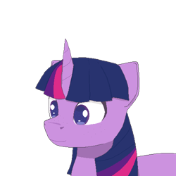 Size: 2000x2000 | Tagged: safe, artist:appul, derpibooru import, twilight sparkle, pony, unicorn, pixel art, simple background, smiling, snoot, solo, transparent background