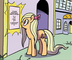 Size: 604x498 | Tagged: safe, artist:pencils, derpibooru import, idw, earth pony, pony, g4, spoiler:comic, spoiler:comic95, background pony, female, mare, season 10, unnamed character, unnamed pony