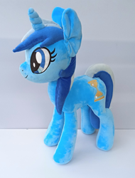 Size: 1867x2452 | Tagged: safe, artist:lnzz, derpibooru import, minuette, pony, unicorn, g4, irl, photo, plushie, solo