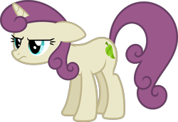 Size: 7879x5433 | Tagged: safe, artist:starryshineviolet, derpibooru import, pony, unicorn, pinkie pride, absurd resolution, background pony, ears, female, floppy ears, grumpy, mare, nook, simple background, solo, transparent background, unamused, vector