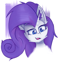Size: 2961x3086 | Tagged: safe, artist:toxinagraphica, derpibooru import, rarity, pony, unicorn, g4, ear fluff, ears, simple background, smiling, solo