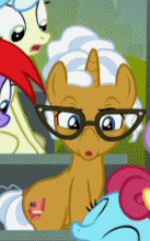 Size: 137x220 | Tagged: safe, derpibooru import, screencap, pony, unicorn, g4, the washouts (episode), female, glasses, mare, unnamed character, unnamed pony