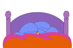 Size: 6000x4000 | Tagged: safe, artist:izzy64, derpibooru import, oc, oc only, oc:dust bunny, earth pony, pony, bed, earth pony oc, mattress, micro, simple background, sleeping, solo, tiny, tiny ponies, transparent background