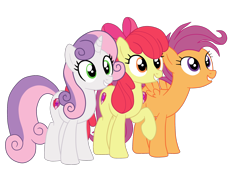Size: 2500x1794 | Tagged: safe, artist:gmaplay, derpibooru import, apple bloom, scootaloo, sweetie belle, earth pony, pegasus, pony, unicorn, g4, growing up is hard to do, adorabloom, apple bloom's bow, bow, cute, cutealoo, cutie mark crusaders, diasweetes, female, hair bow, mare, older, older apple bloom, older cmc, older scootaloo, older sweetie belle, simple background, transparent background