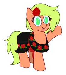 Size: 1212x1383 | Tagged: safe, artist:izzy64, derpibooru import, oc, oc only, oc:rocking tune, earth pony, pony, art trade, earth pony oc, simple background, solo, transparent background
